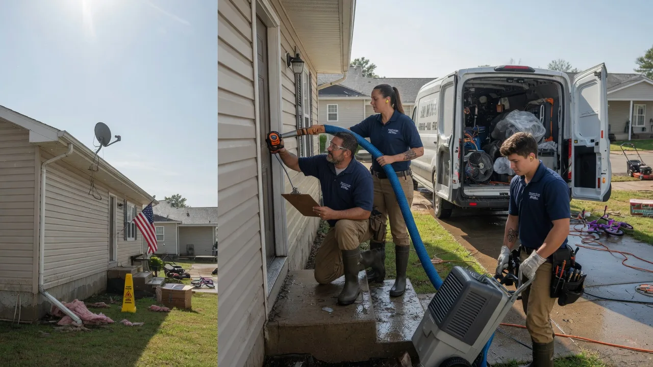 Ceiling Water Damage Restoration in Emporia, VA near me
